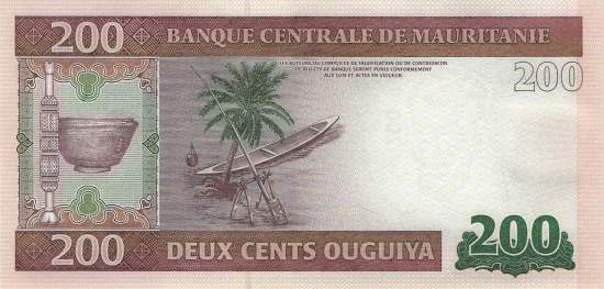 Mauretanien p17 200 Ouguiya 2013